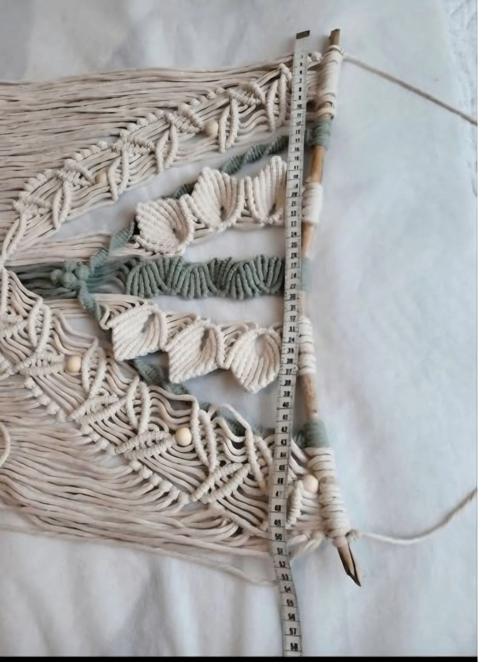 Cortina de macramé – photo 3